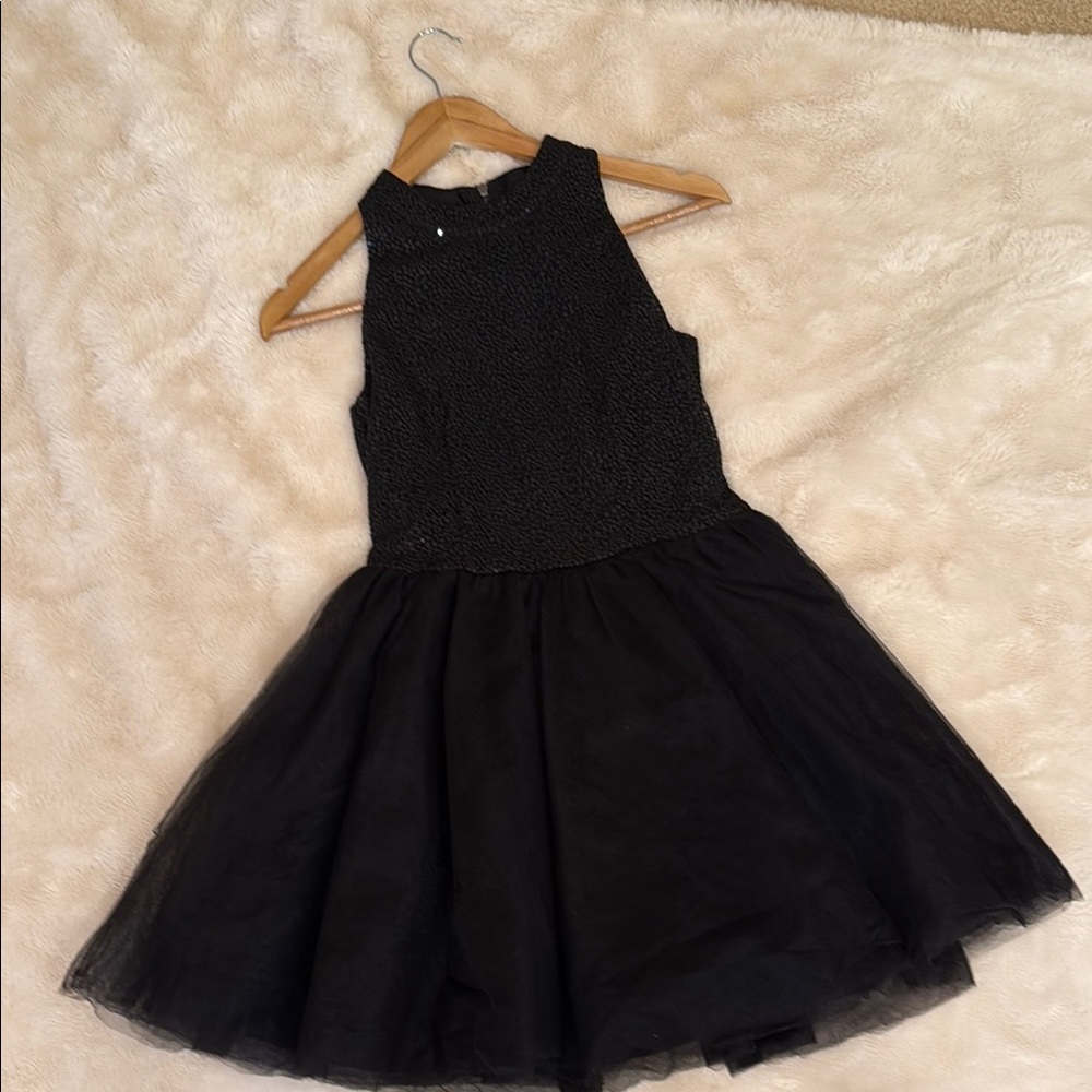 Elegant Black Kids Formal Dress
